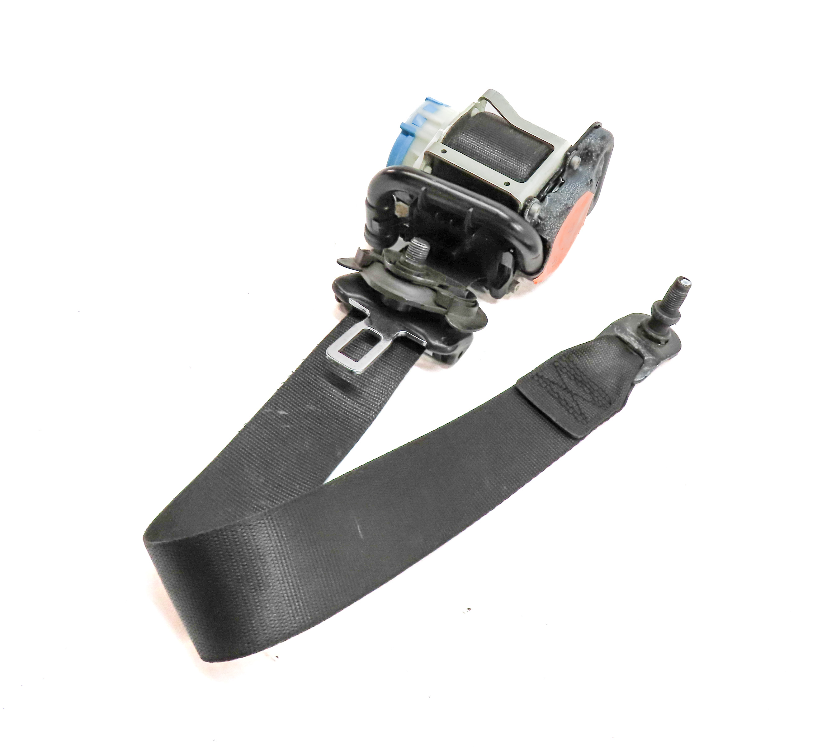 14-20 MERCEDES CLA GLA CLASS (C117 X156) LEFT DRIVER SEATBELT RETRACTOR (BLACK) — exact item pictured